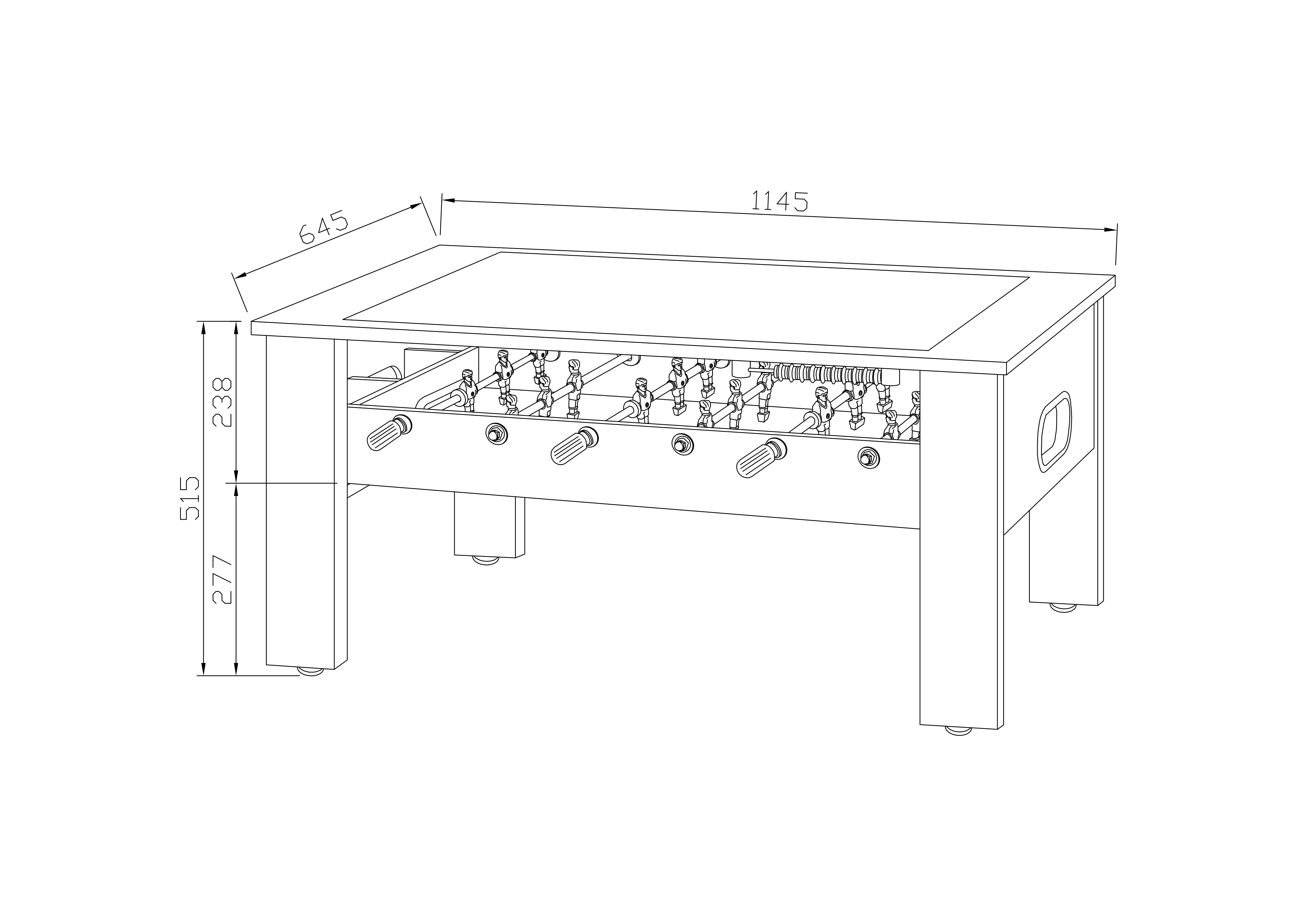Toca 2 Seat Lounge Set dimensions